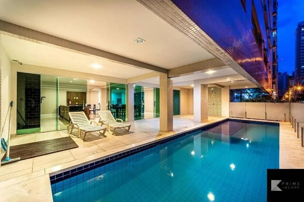 公寓 Curta!|193| Luxo Contemporaneo 2 Suites | Piscina Balneário Camboriú
